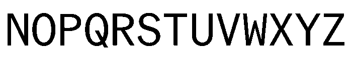 ABCROMMono Regular Font UPPERCASE