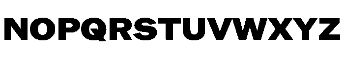 ABCROMWide Black Font UPPERCASE