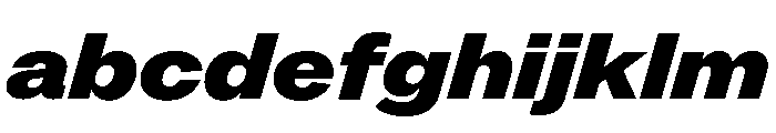 ABCROMWide BlackItalic FONT