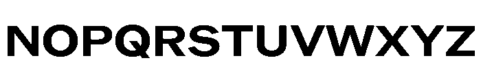 ABCROMWide Bold Font UPPERCASE