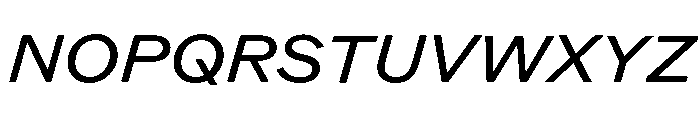 ABCROMWide BookItalic Font UPPERCASE