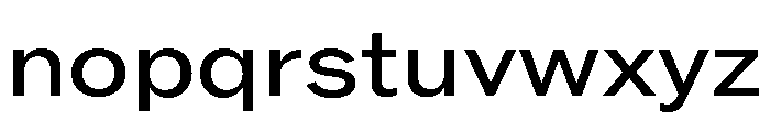 ABCROMWide Book Font LOWERCASE