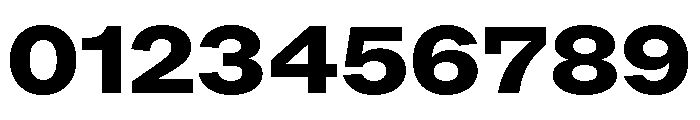 ABCROMWide Heavy Font OTHER CHARS