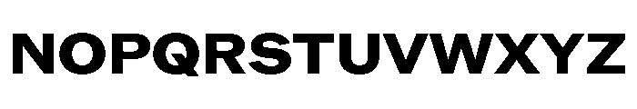 ABCROMWide Heavy Font UPPERCASE