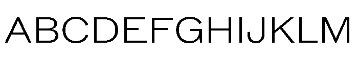 ABCROMWide Light Font UPPERCASE