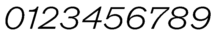 ABCROMWide LightItalic Font OTHER CHARS
