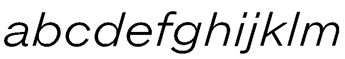 ABCROMWide LightItalic FONT