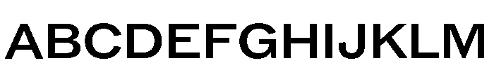 ABCROMWide Medium Font UPPERCASE