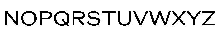 ABCROMWide Regular Font UPPERCASE