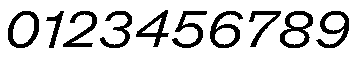 ABCROMWide RegularItalic Font OTHER CHARS