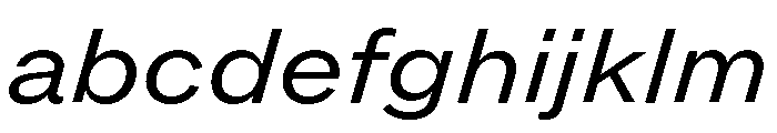 ABCROMWide RegularItalic FONT