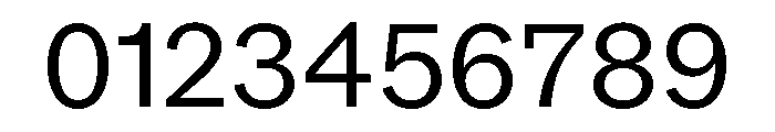 ABCROMWidthsVariable Regular Font OTHER CHARS