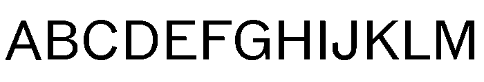 ABCROMWidthsVariable Regular Font UPPERCASE