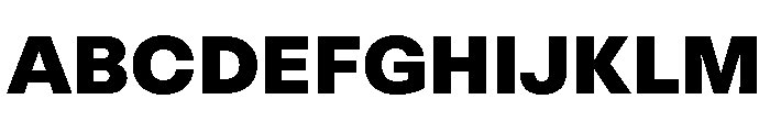 ABCRepro Black Font UPPERCASE