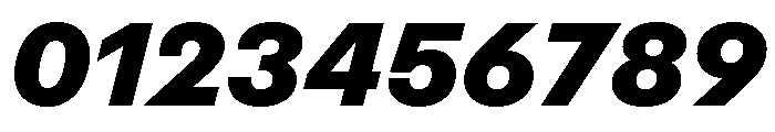 ABCRepro BlackItalic Font OTHER CHARS