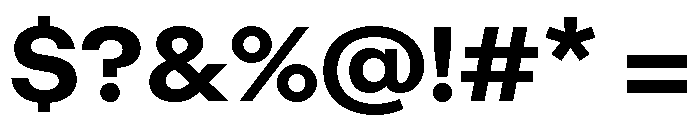 ABCRepro Bold Font OTHER CHARS