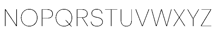 ABCRepro Hairline Font UPPERCASE