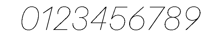 ABCRepro HairlineItalic Font OTHER CHARS