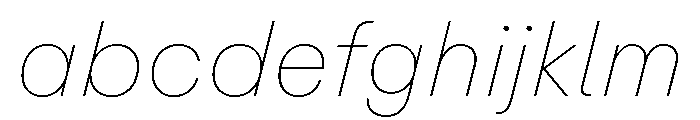 ABCRepro HairlineItalic FONT