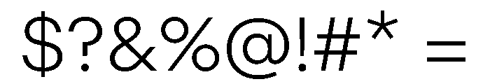 ABCRepro Light Font OTHER CHARS