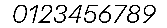 ABCRepro LightItalic Font OTHER CHARS