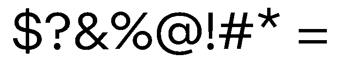 ABCRepro Screen Font OTHER CHARS