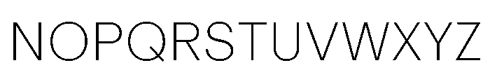 ABCRepro Thin Font UPPERCASE