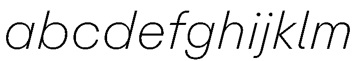 ABCRepro ThinItalic FONT