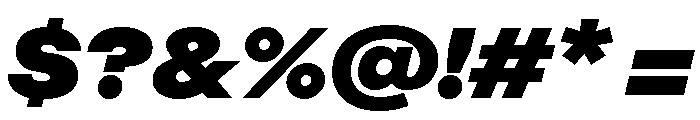 ABCRepro UltraItalic Font OTHER CHARS