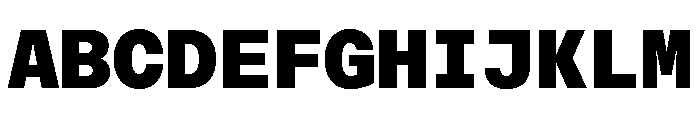 ABCReproMono Black Font UPPERCASE