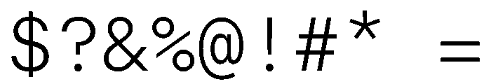 ABCReproMono Light Font OTHER CHARS