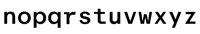 ABCReproMono Medium Font LOWERCASE