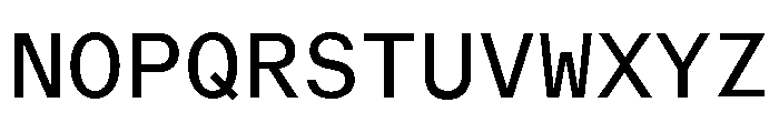 ABCReproMono Regular Font UPPERCASE