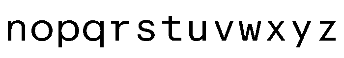 ABCReproMono Screen Font LOWERCASE