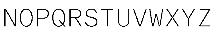 ABCReproMono Thin Font UPPERCASE