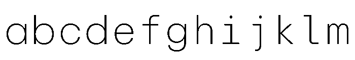 ABCReproMono Thin FONT