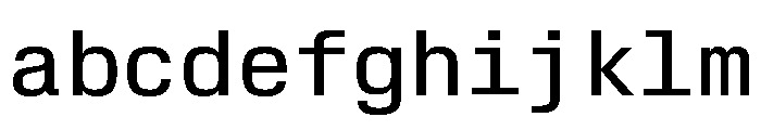 ABCSchengenMonoVariable ARegular 2 FONT
