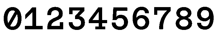 ABCSimonMono Bold Font OTHER CHARS