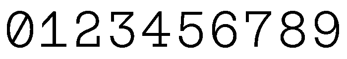 ABCSimonMono Light Font OTHER CHARS