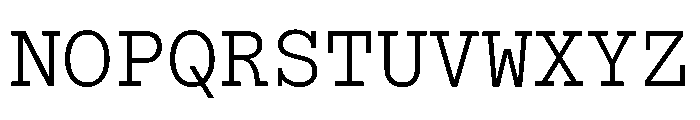 ABCSimonMono Light Font UPPERCASE