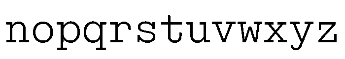 ABCSimonMono Light Font LOWERCASE