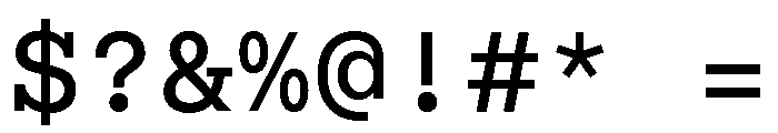 ABCSimonMono Medium Font OTHER CHARS