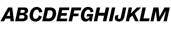 ABCSocial BlackItalic Font UPPERCASE