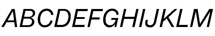 ABCSocial BookItalic Font UPPERCASE