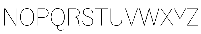 ABCSocial Hairline Font UPPERCASE