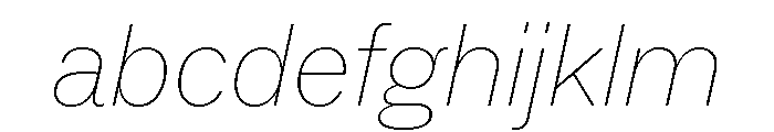 ABCSocial HairlineItalic FONT