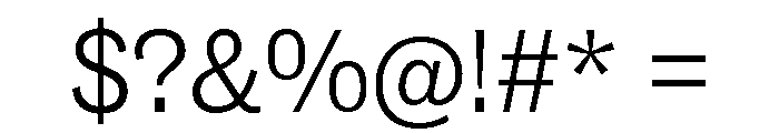 ABCSocial Light Font OTHER CHARS