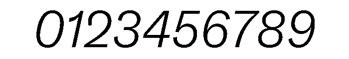 ABCSocial LightItalic Font OTHER CHARS