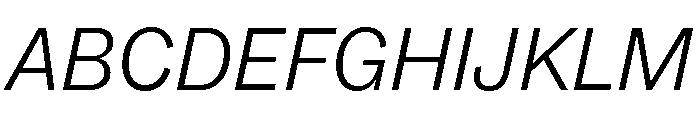 ABCSocial LightItalic Font UPPERCASE