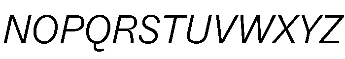 ABCSocial LightItalic Font UPPERCASE